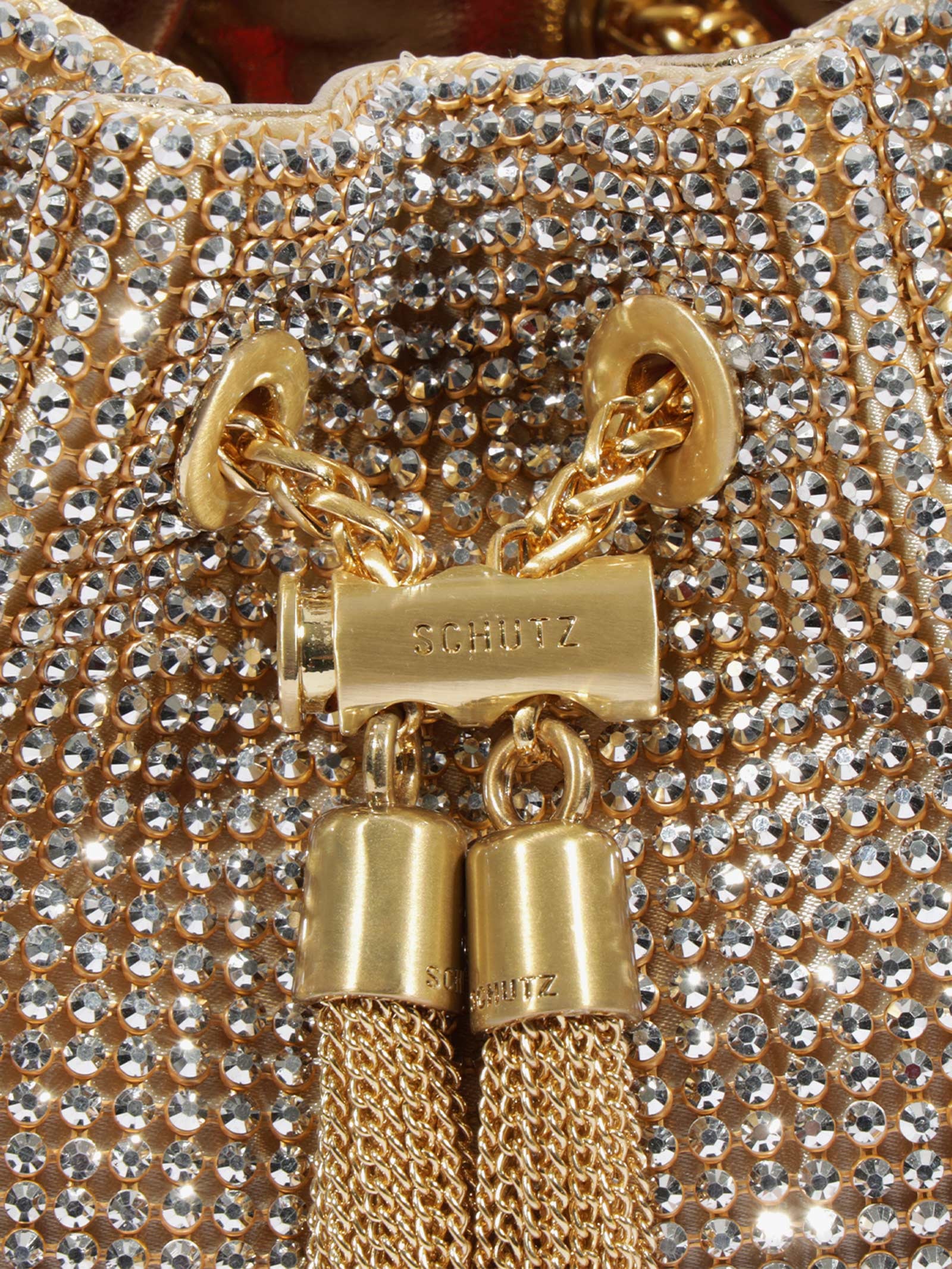 Bolsa Feminina Glossy Pequena – Dourado Schutz
