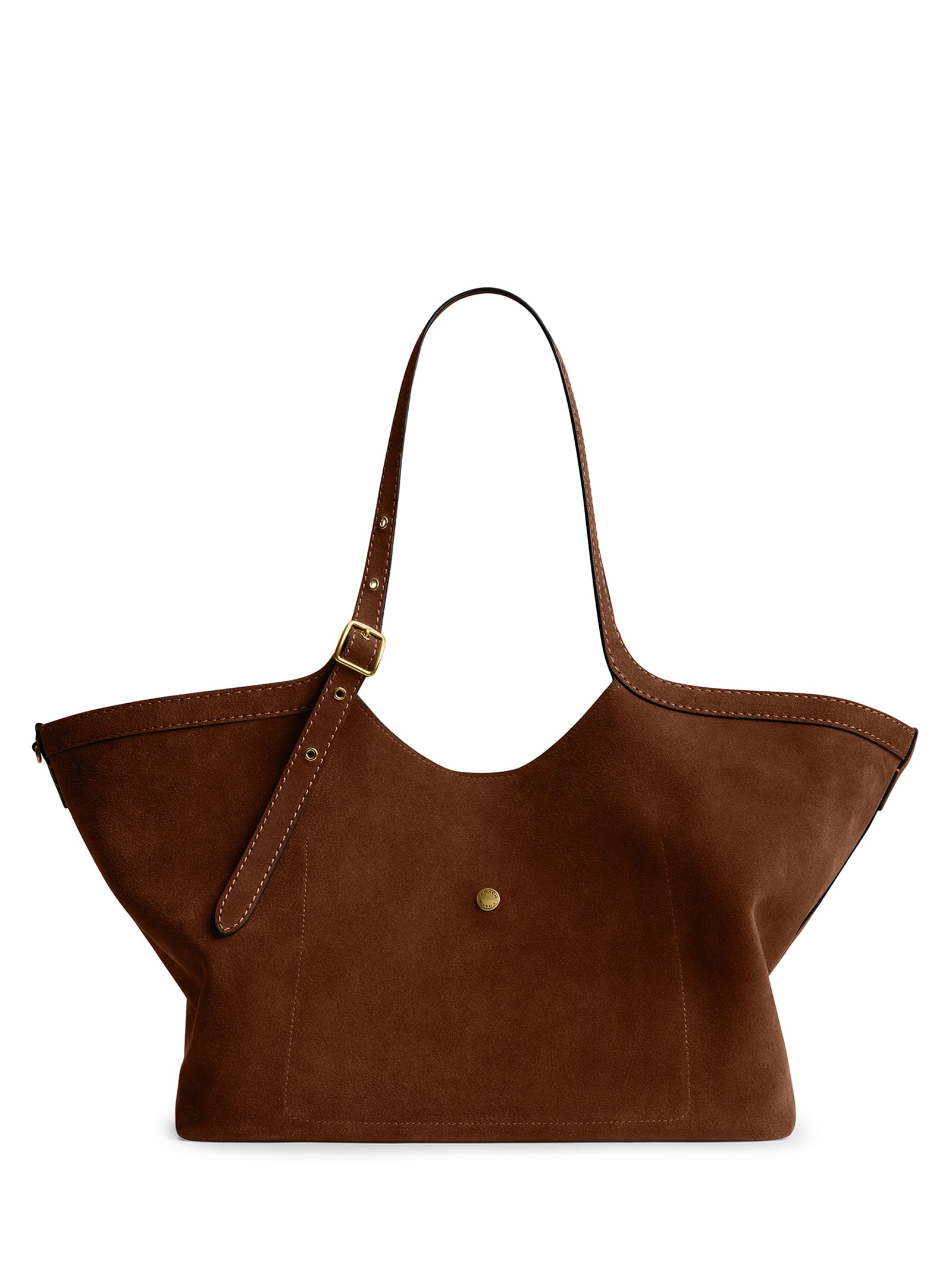 Bolsa Feminina Gramercy Tote Suede Warm Marrom Coach