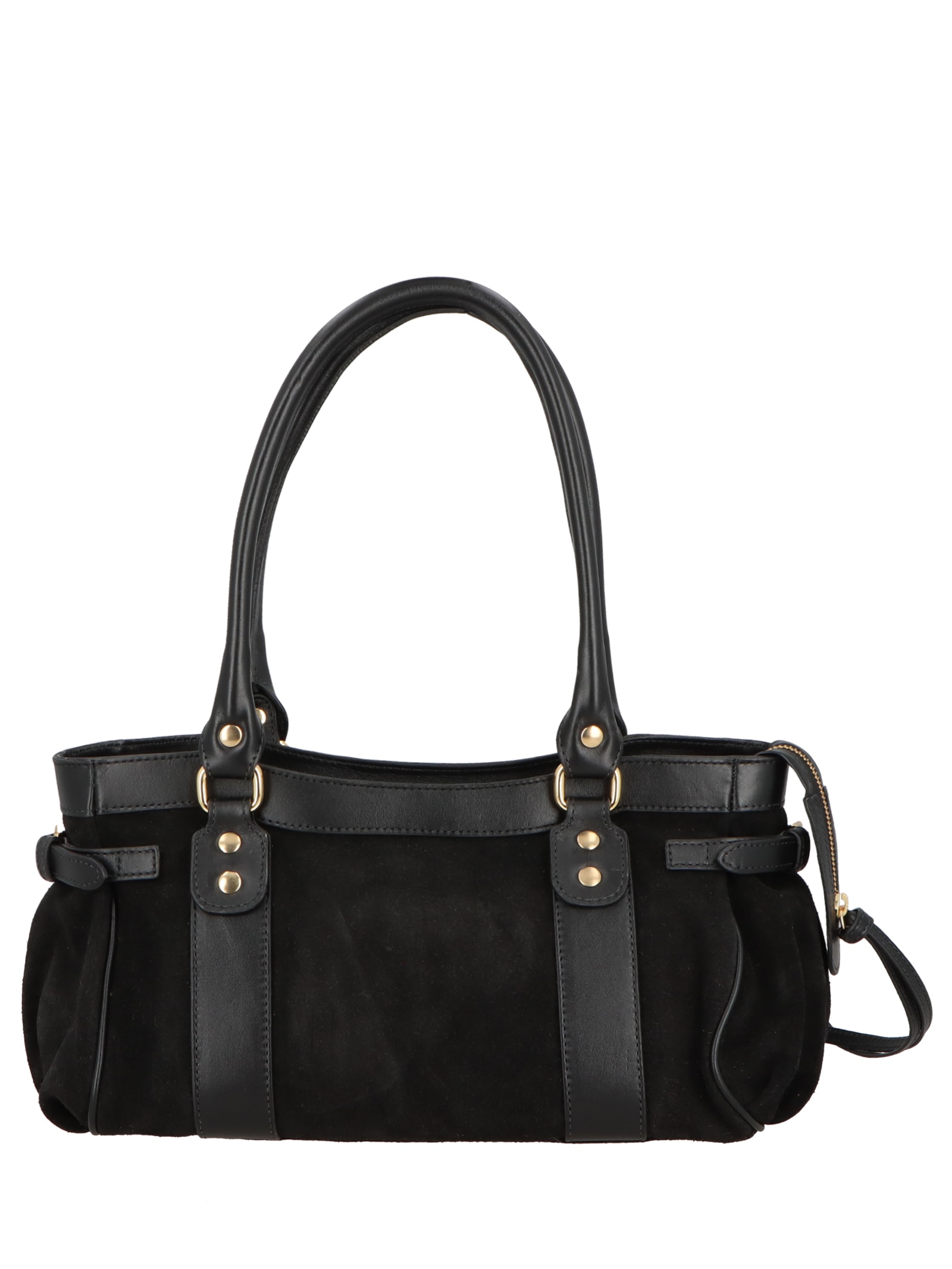 Bolsa Feminina Grande Baguete Preto Luiza Barcelos