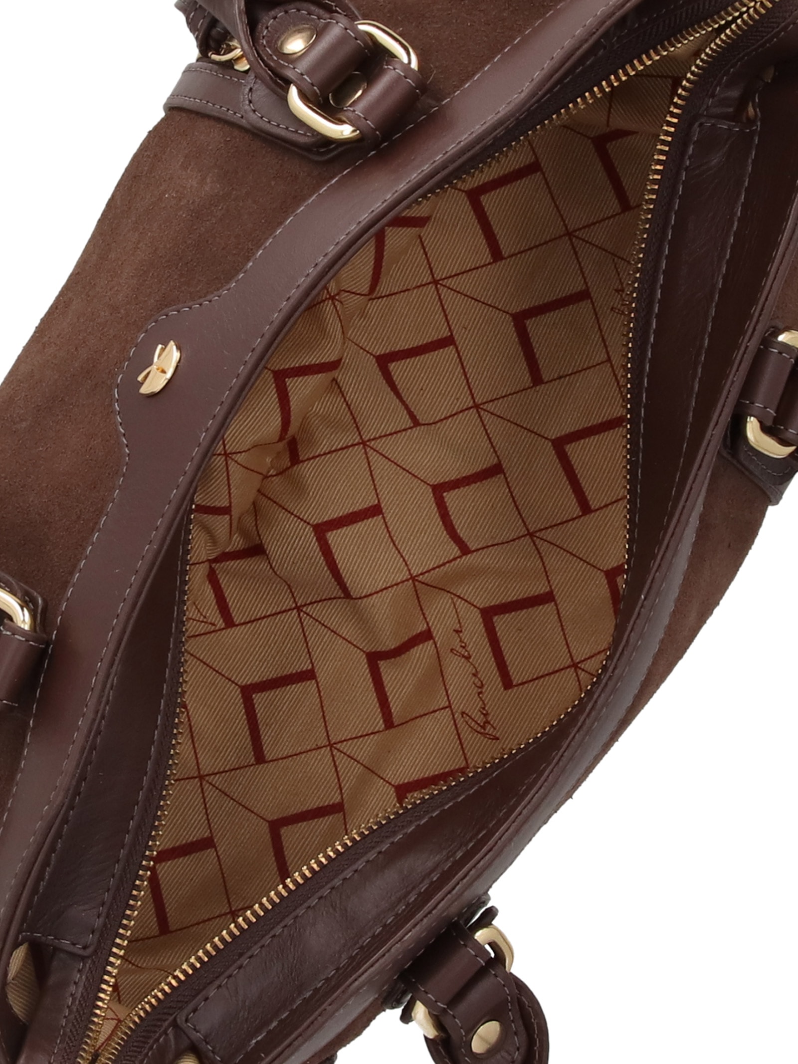 Bolsa Feminina Grande Baguete – Marrom Luiza Barcelos