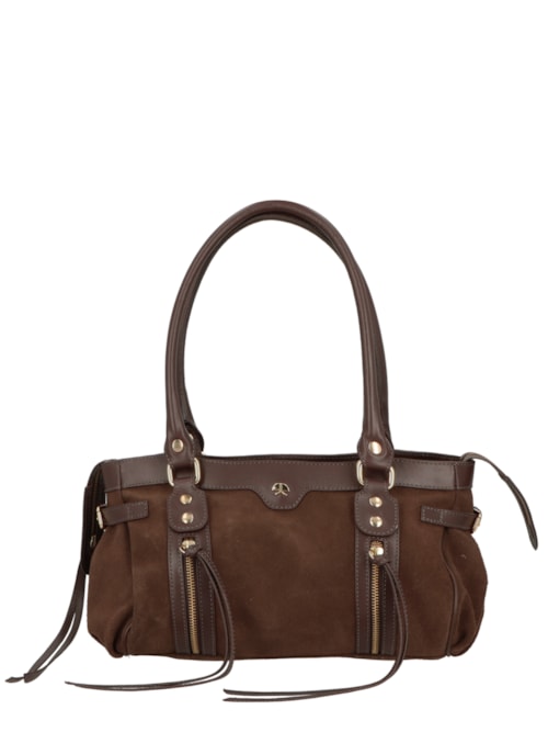 Bolsa Feminina Grande Baguete – Marrom