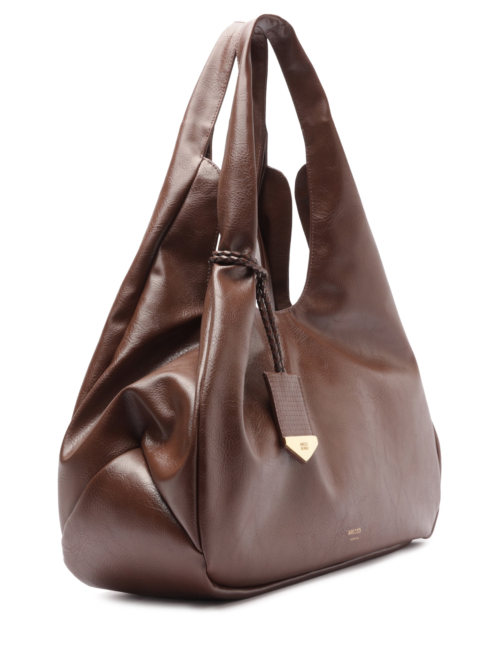 Bolsa Feminina Grande Cab Rus/Ecr T Marrom Arezzo