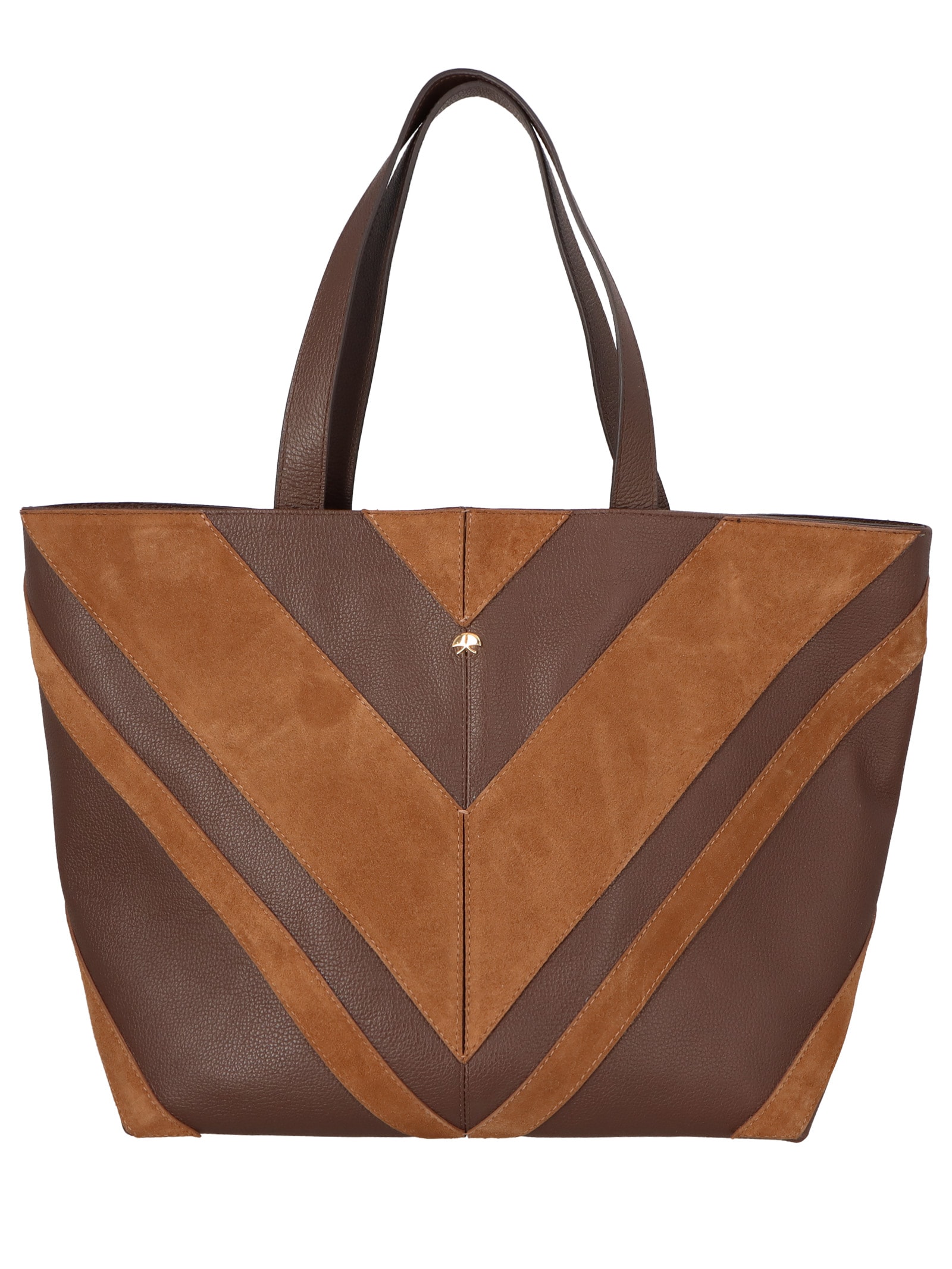 Bolsa Feminina Grande Camurça Viena Marrom Luiza Barcelos