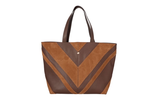 Bolsa Feminina Grande Camurça Viena - Marrom