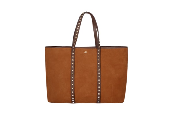 Bolsa Feminina Grande Camurça Viena - Marrom