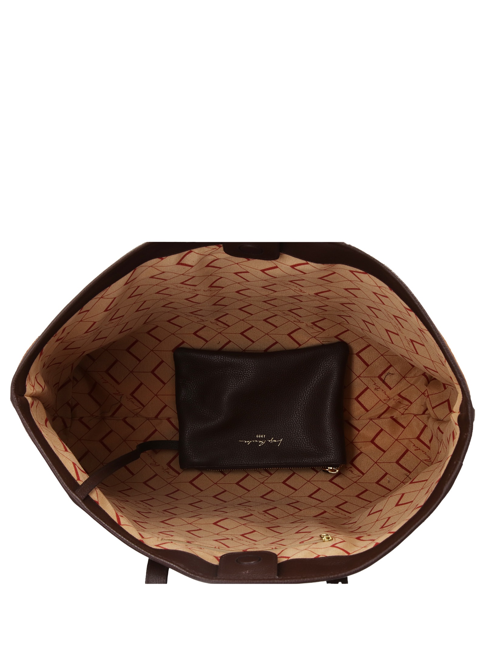 Bolsa Feminina Grande Camurça Viena Marrom Luiza Barcelos