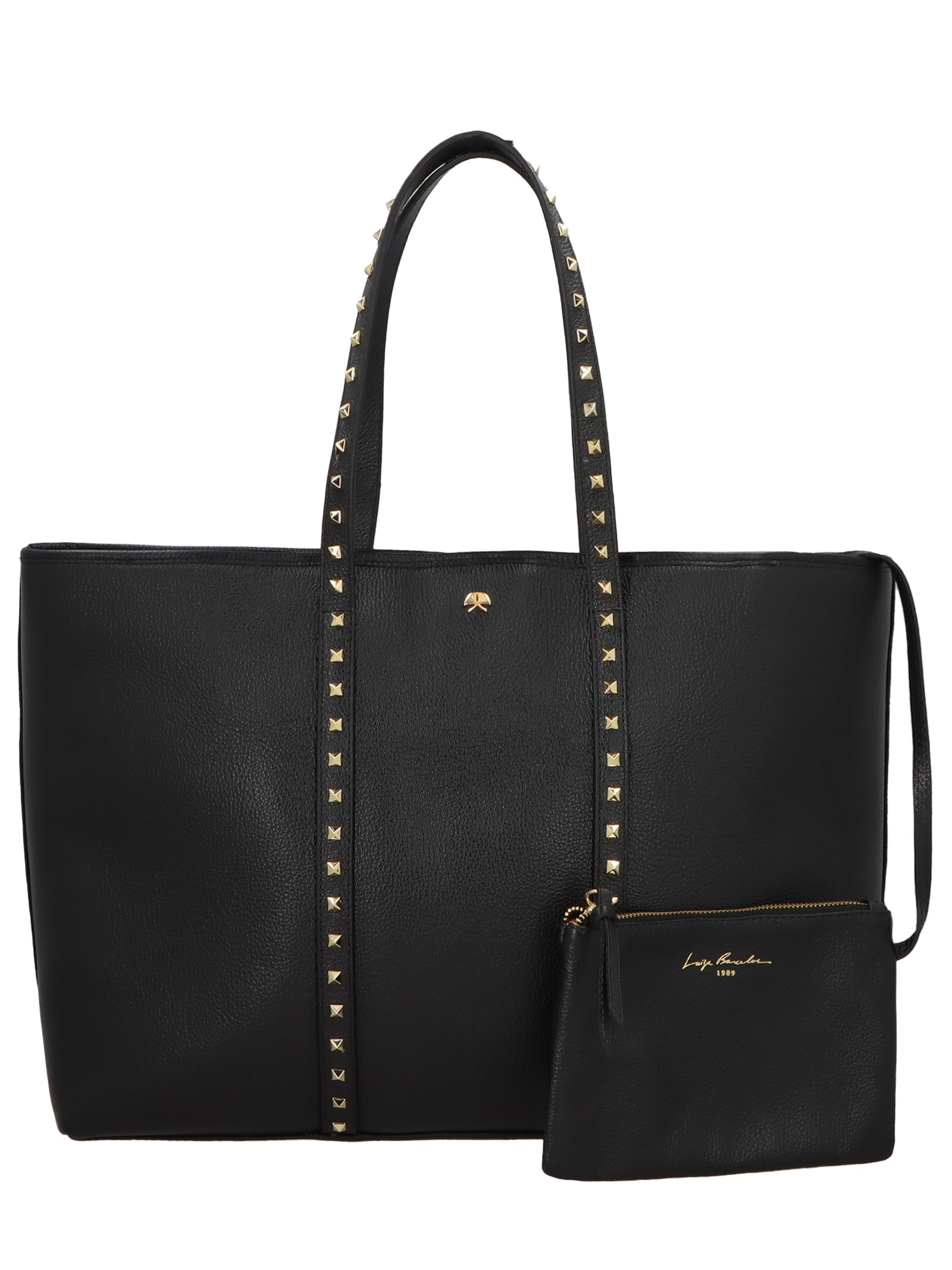 Bolsa Feminina Grande Camurça Viena Preto Luiza Barcelos