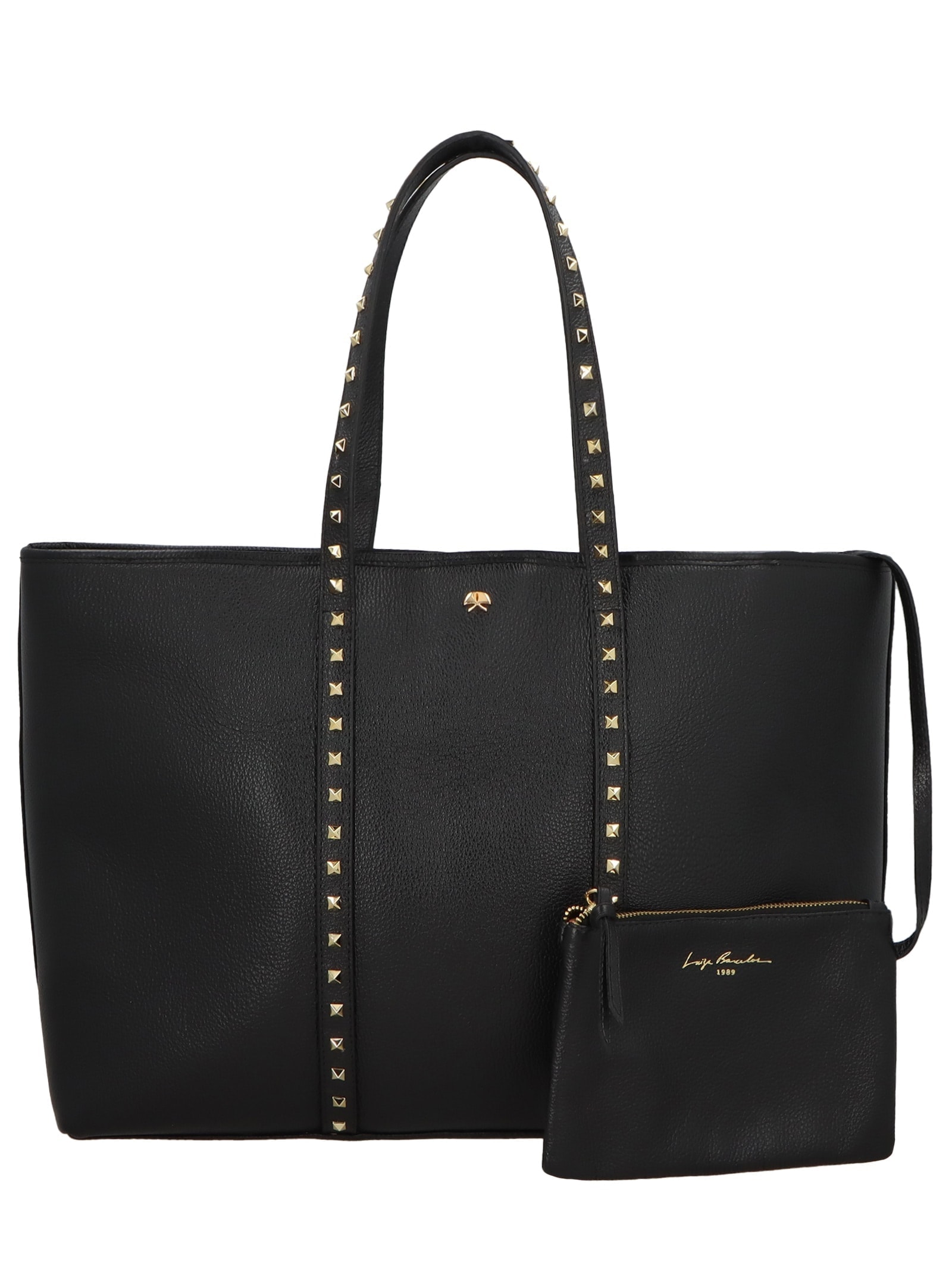 Bolsa Feminina Grande Camurça Viena Preto Luiza Barcelos