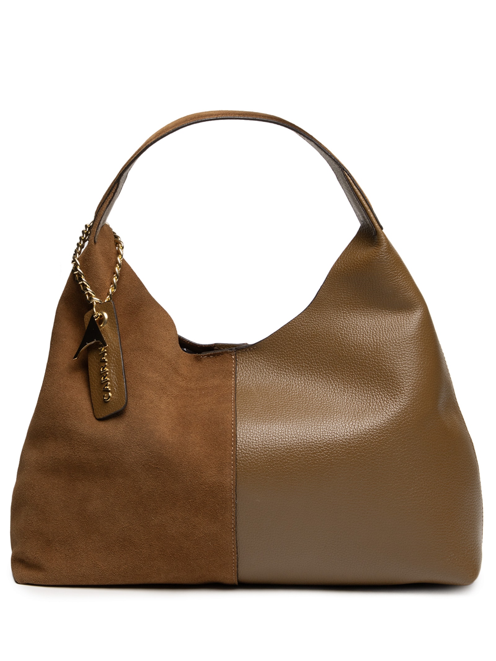 Bolsa Feminina Grande Couro Marrom Carrano