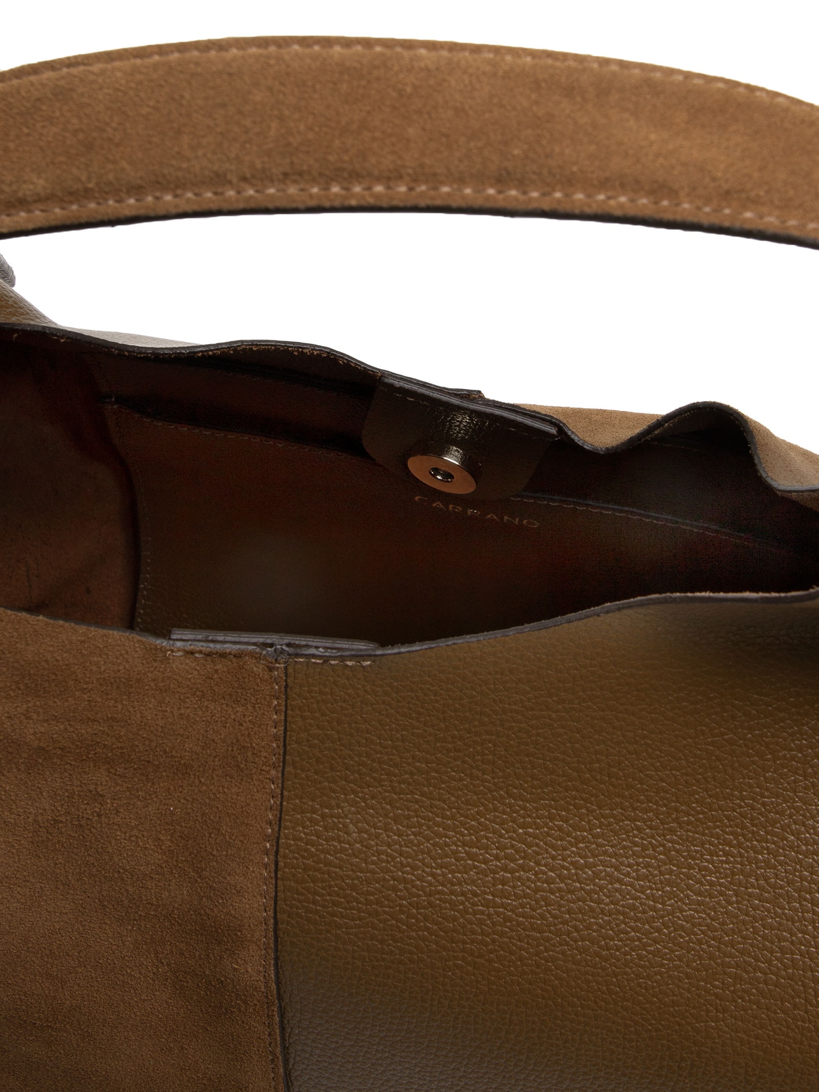 Bolsa Feminina Grande Couro Marrom Carrano
