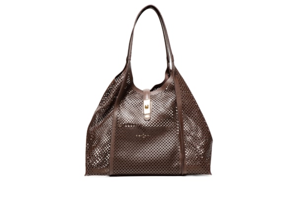 Bolsa Feminina Grande Couro Panamá - Marrom