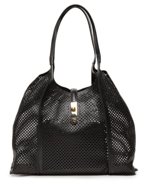 Bolsa Feminina Grande Couro Panamá – Preto