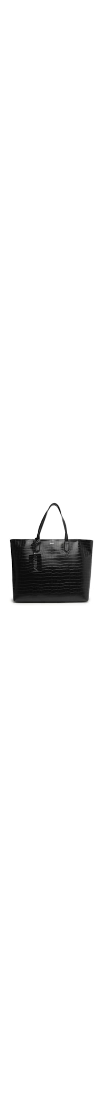 Bolsa Feminina Grande Croco Wani - Preto