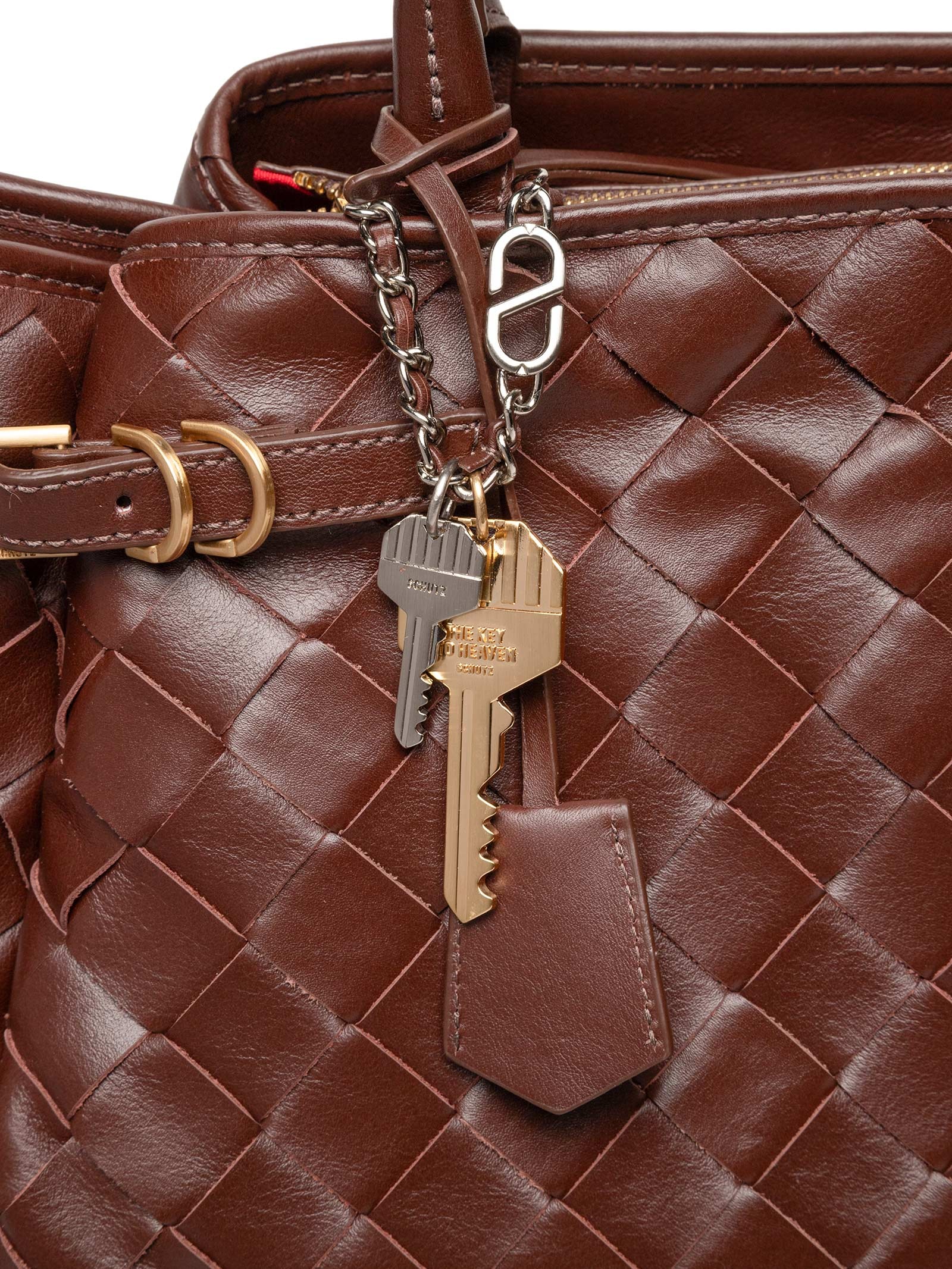 Bolsa Feminina Grande Easy Leather Marrom Schutz