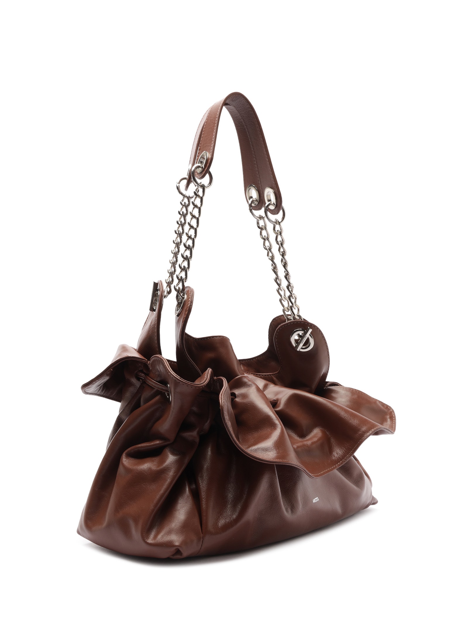 Bolsa Feminina Grande Easy Leather Marrom Arezzo