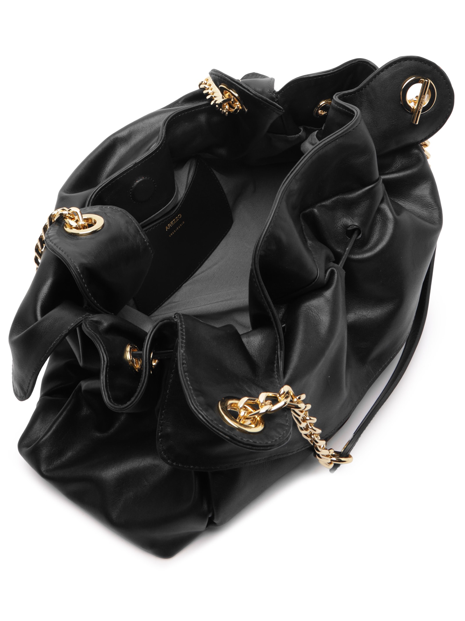 Bolsa Feminina Grande Easy Leather Preto Arezzo