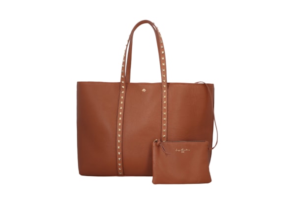 Bolsa Feminina Grande Em Couro - Marrom