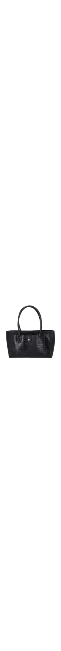 Bolsa Feminina Grande Em Couro - Preto