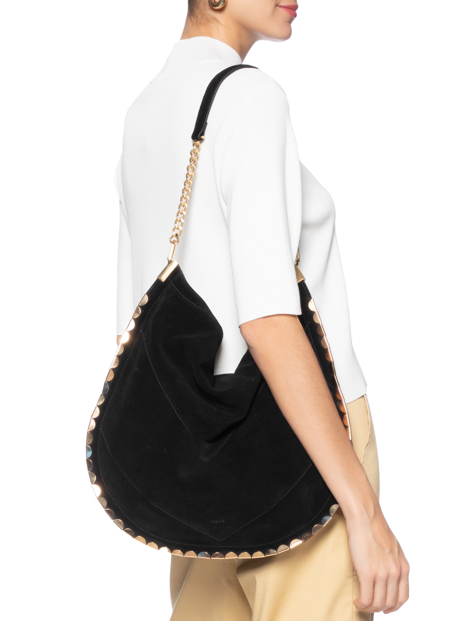 Bolsa Feminina Grande Iron Preto Schutz