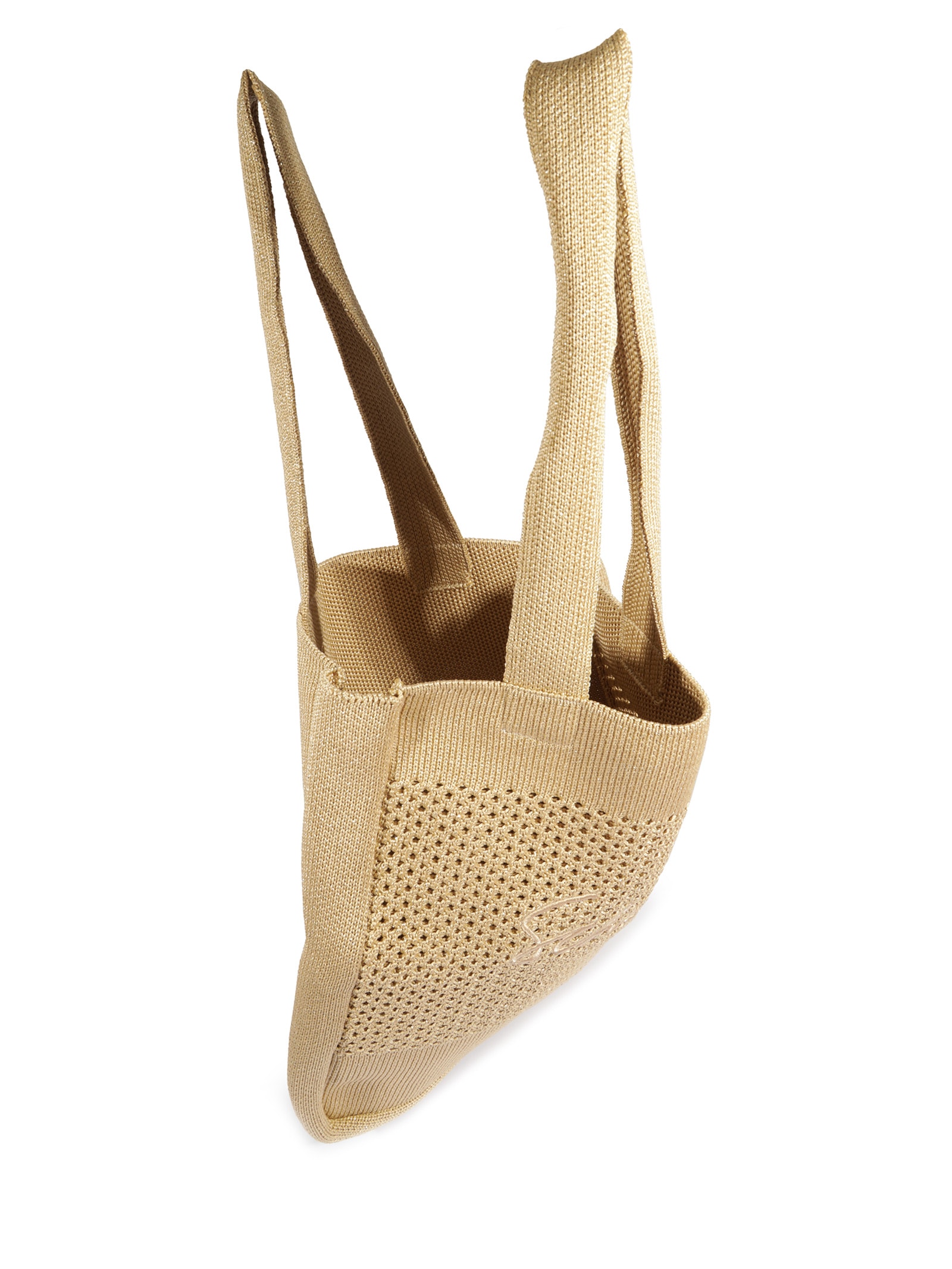 Bolsa Feminina Grande Knit Bege Schutz