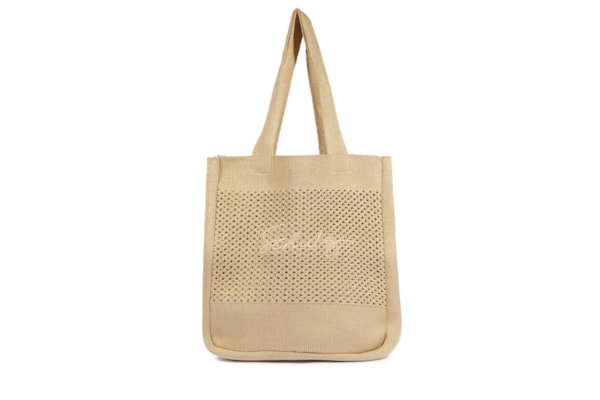 Bolsa Feminina Grande Knit - Bege