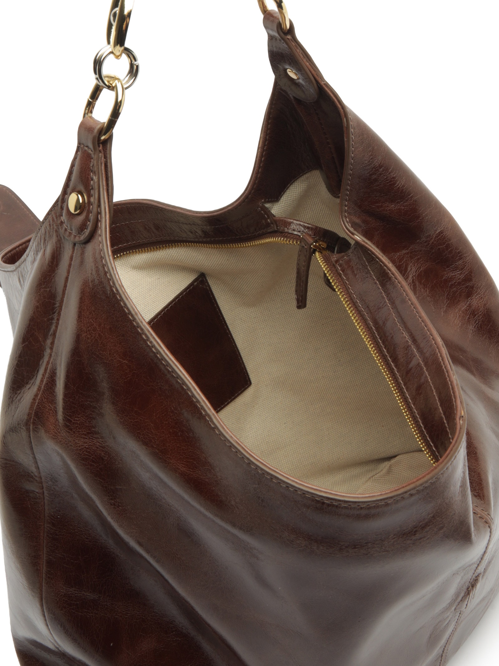 Bolsa Feminina Grande Leather Arizona Marrom Arezzo
