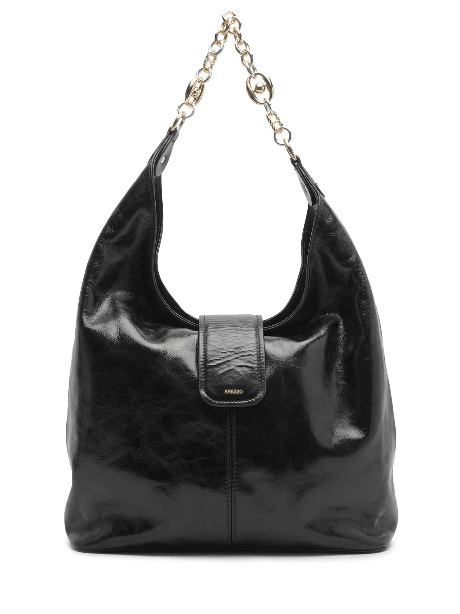 Bolsa Feminina Grande Leather Arizona Preto Arezzo