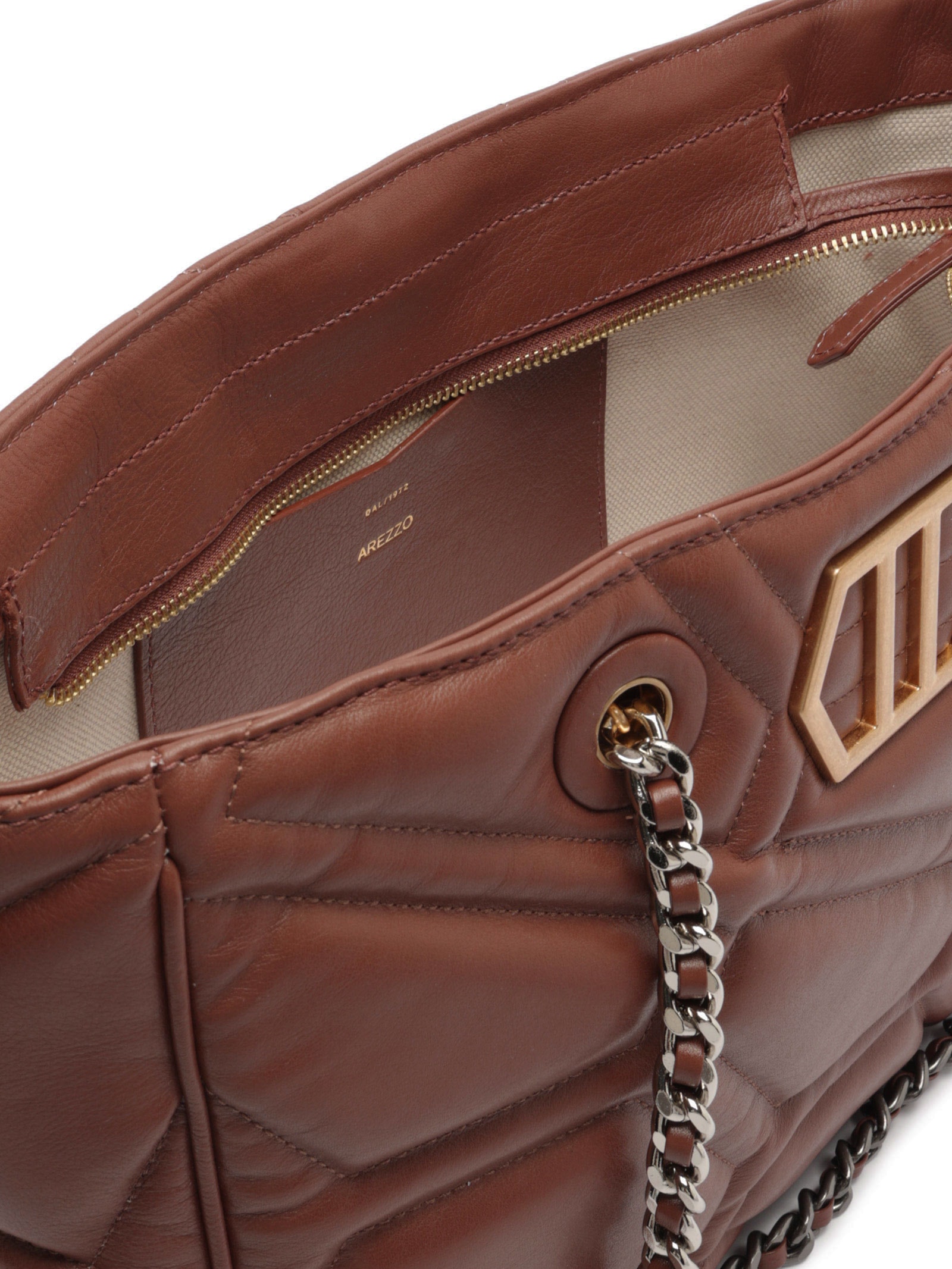 Bolsa Feminina Grande Nápoles Marrom Arezzo