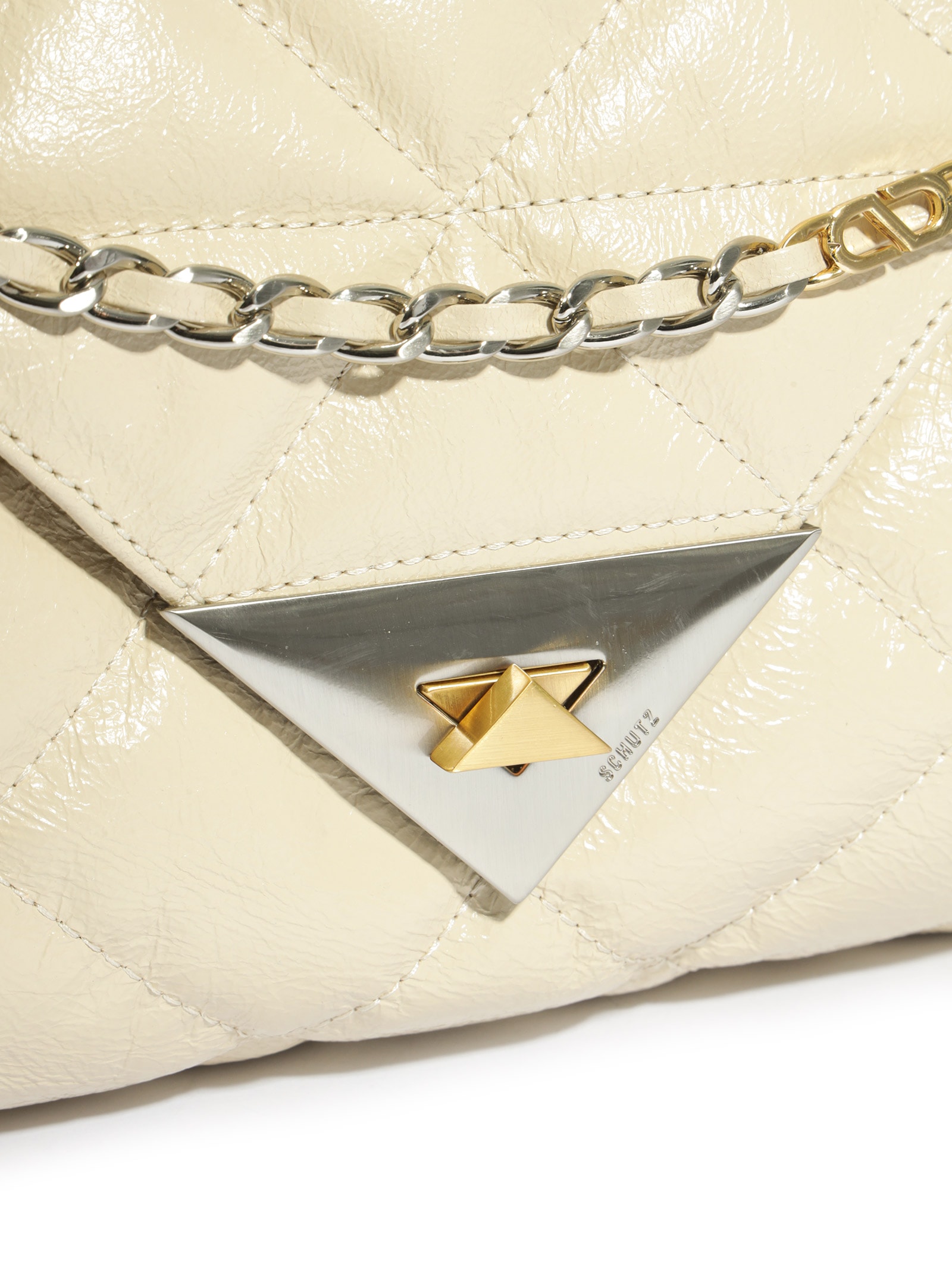 Bolsa Feminina Grande S95 Couro Branco Schutz