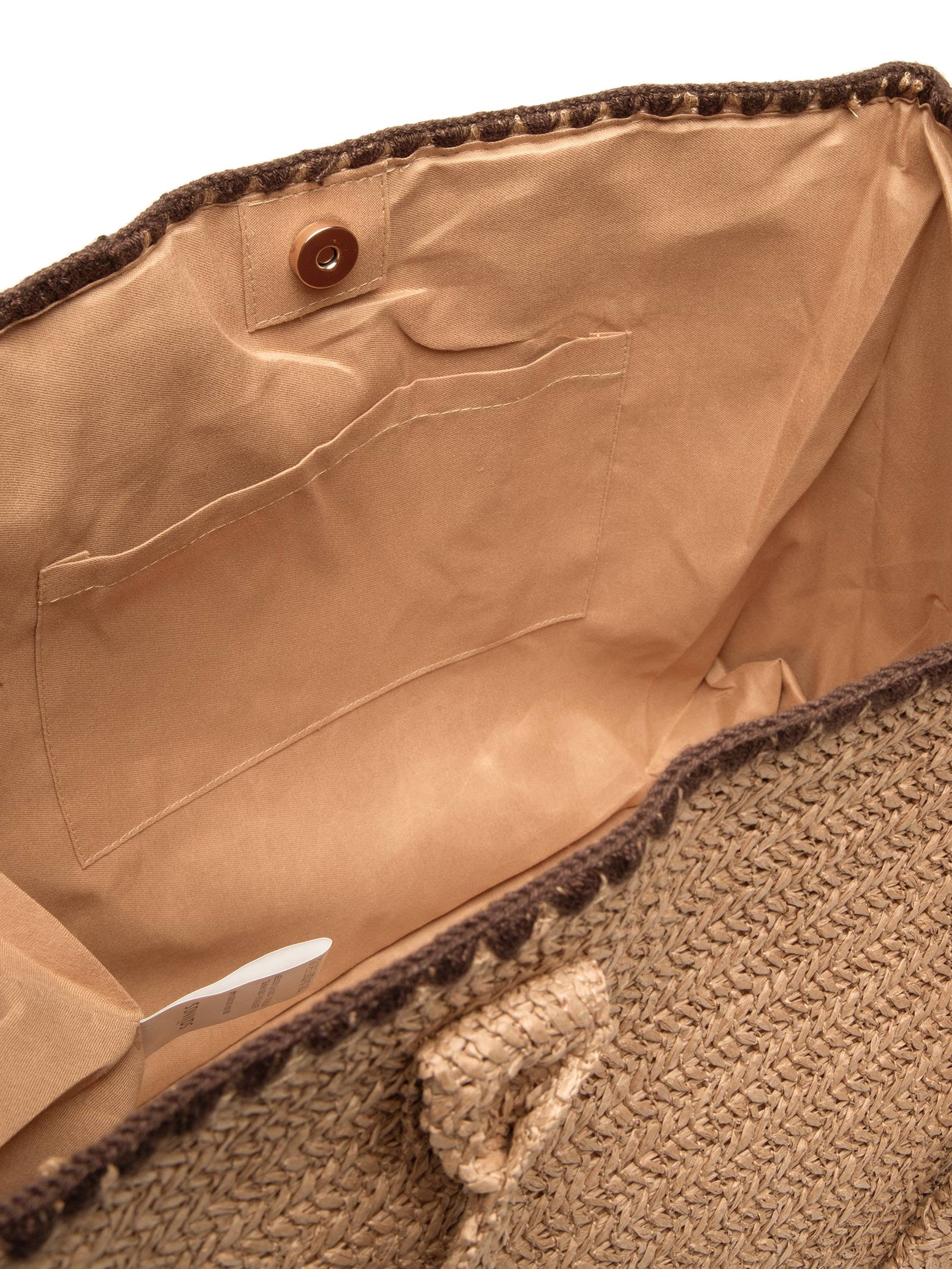 Bolsa Feminina Grande Totebag Edge Mira Bege Salinas