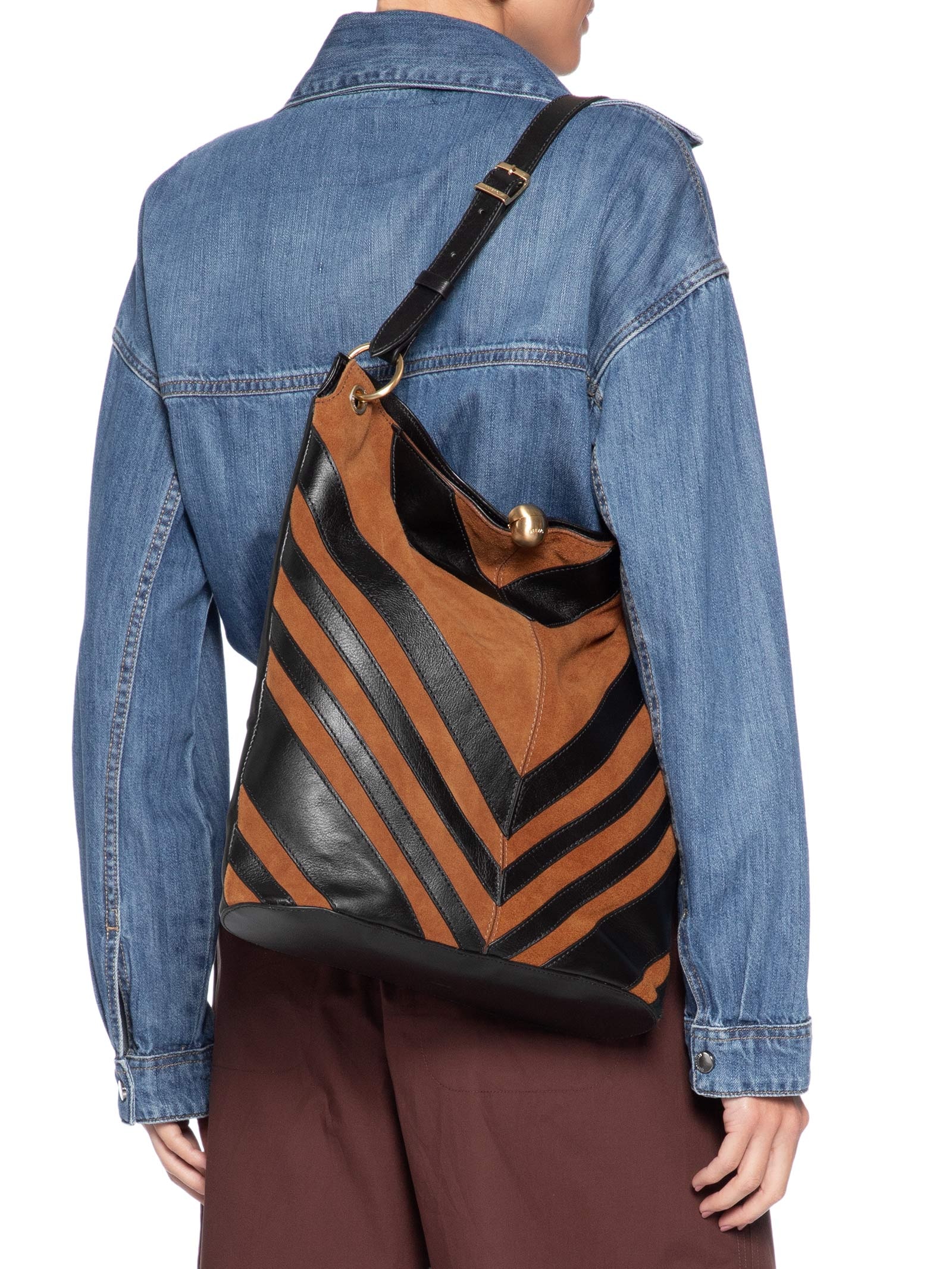 Bolsa Feminina Grande Veg Oil Rus Sue Marrom Arezzo