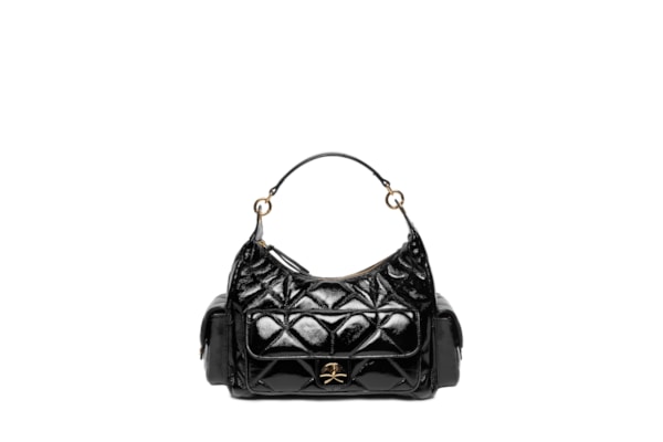Bolsa Feminina Grande Verniz Show - Preto