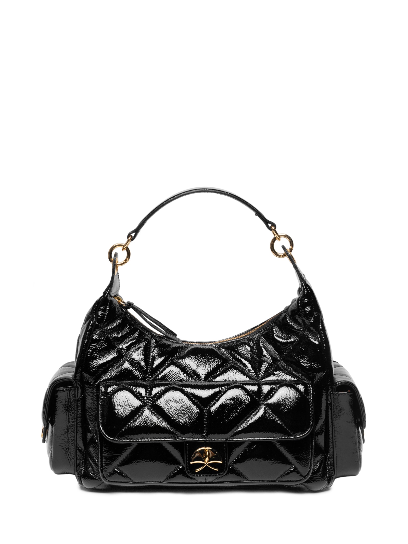 Bolsa Feminina Grande Verniz Show – Preto Luiza Barcelos