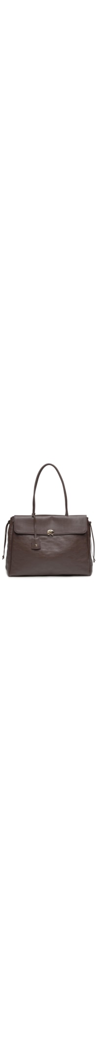 Bolsa Feminina Grande Viena Em Couro – Marrom – Luiza Barcelos