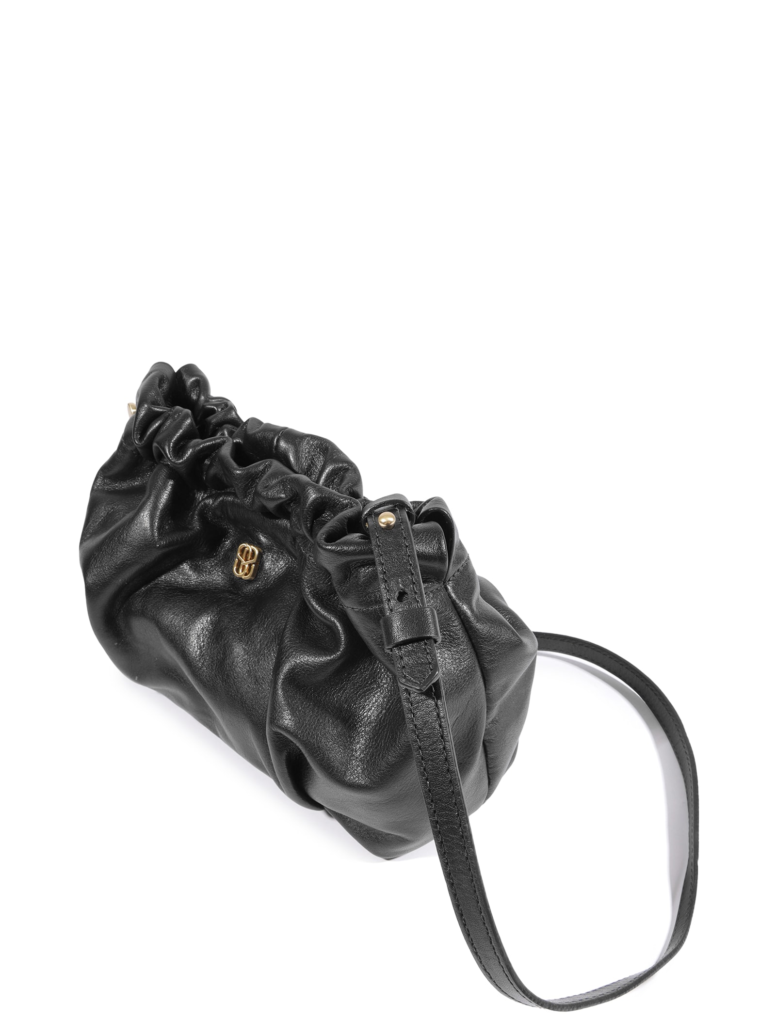 Bolsa Feminina Gwen Pequena Couro Preto Schutz