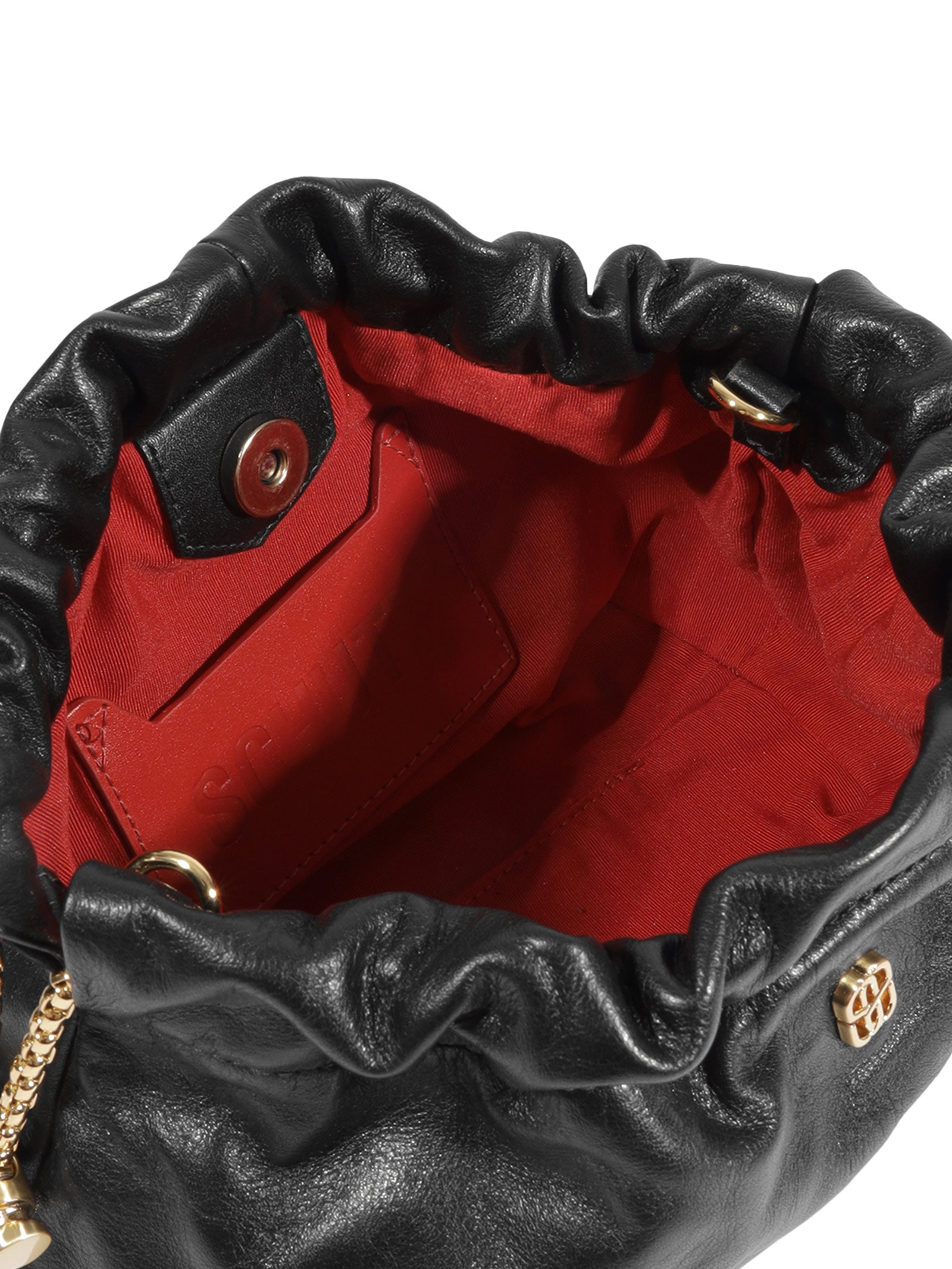Bolsa Feminina Gwen Pequena Couro Preto Schutz