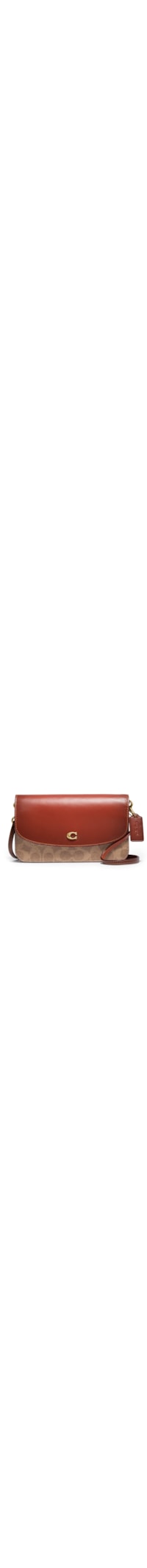 Bolsa Feminina Hayden Crossbody In Signature Canvas - Marrom