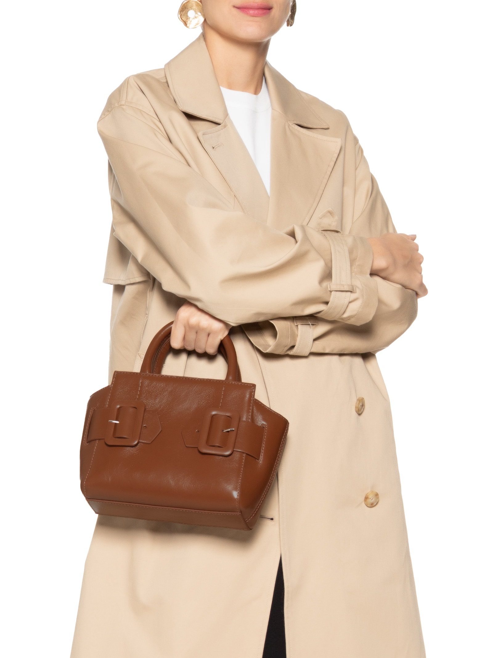 Bolsa Feminina Heritage Leathe Bege Arezzo