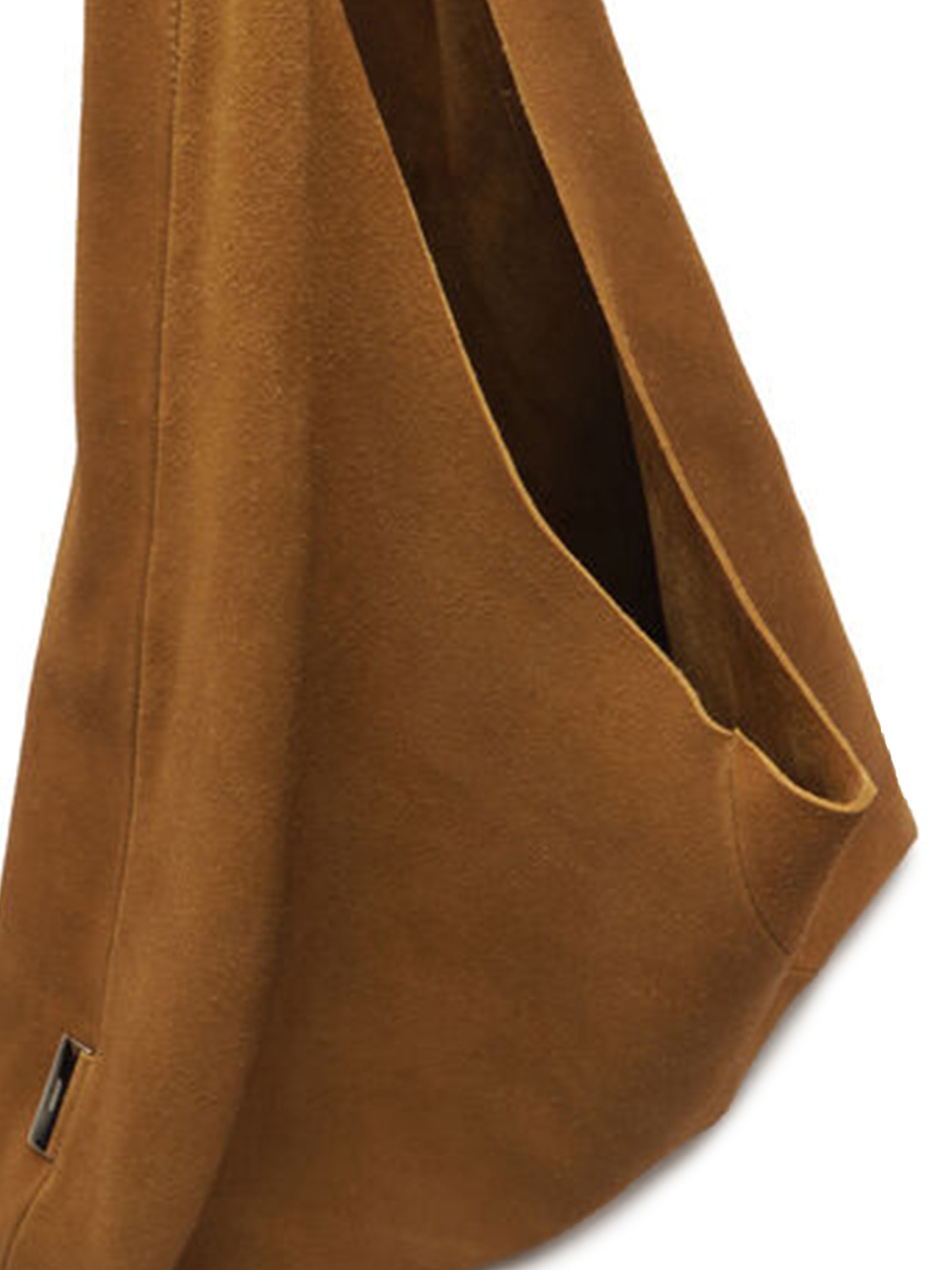 Bolsa Feminina Hobo Acamurçada Marrom Arezzo