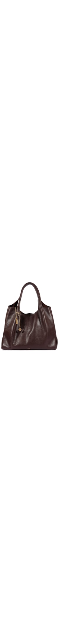 Bolsa Feminina Hobo Agnes Couro - Marrom