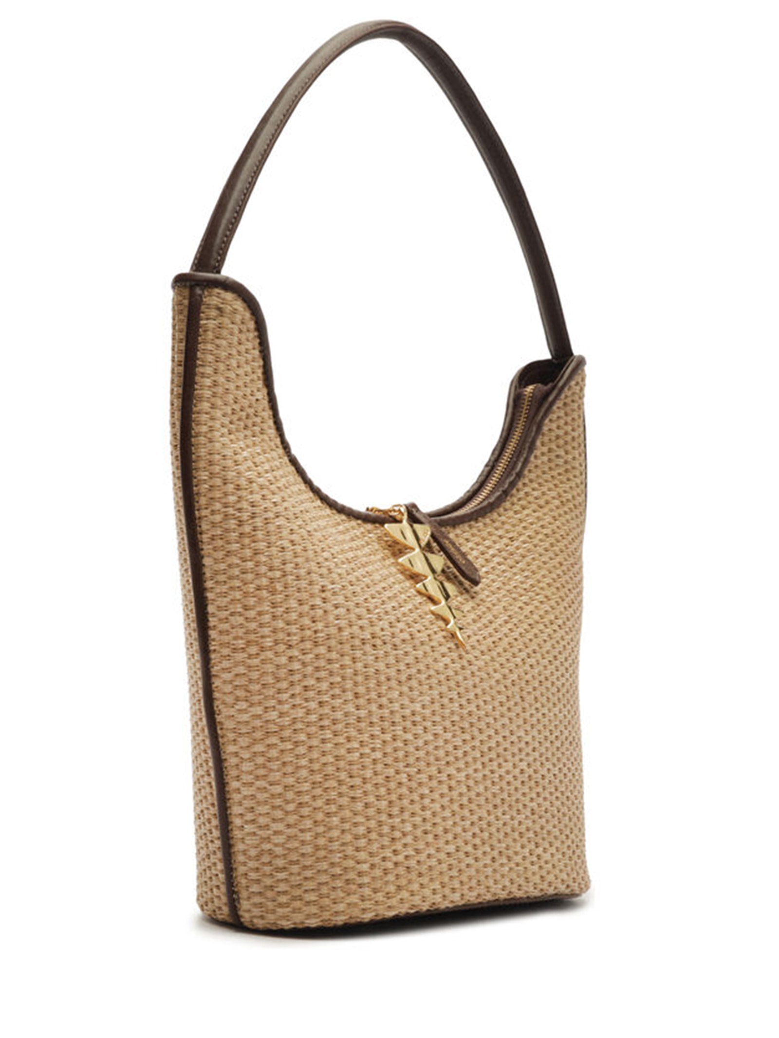 Bolsa Feminina Hobo Bege Palha Grande Bege Arezzo + Lenny Niemeyer