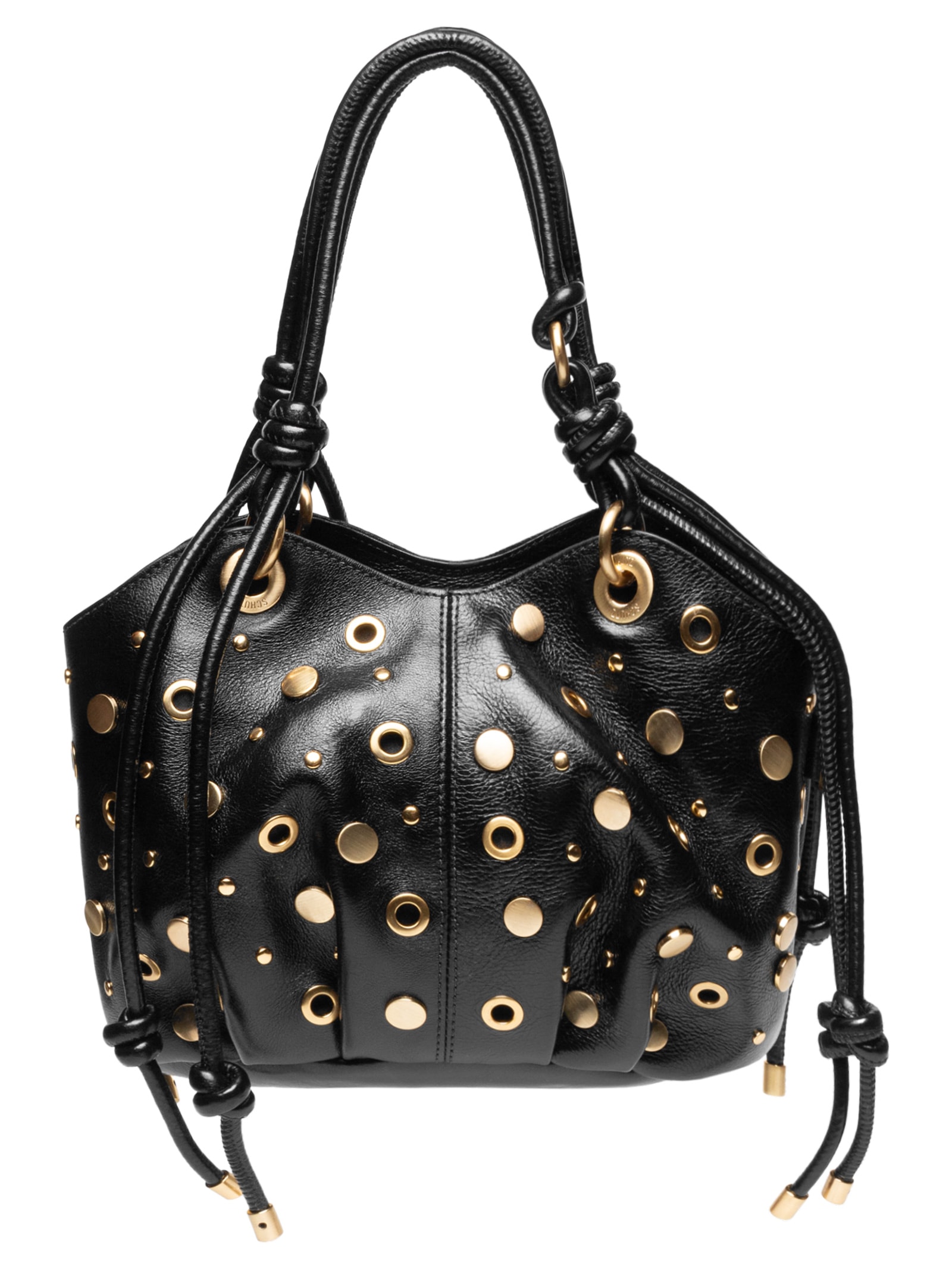 Bolsa Feminina Hobo Berry Pequena Couro Preto Schutz