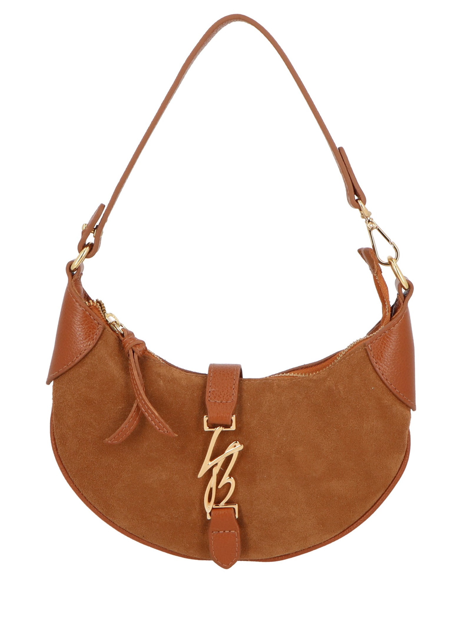 Bolsa Feminina Hobo Camurça Viena Marrom Luiza Barcelos