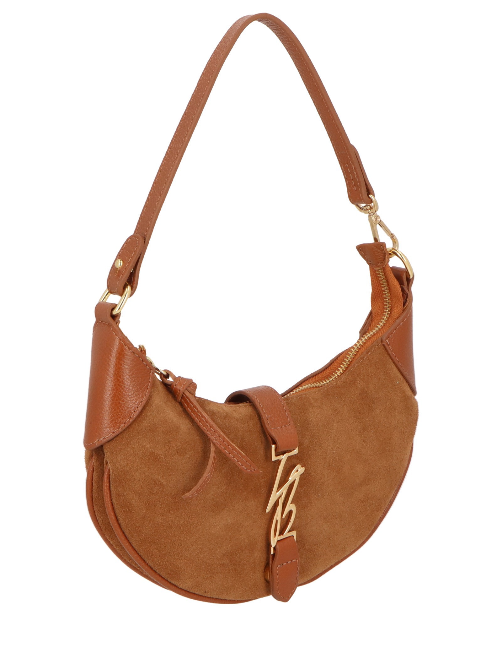 Bolsa Feminina Hobo Camurça Viena Marrom Luiza Barcelos