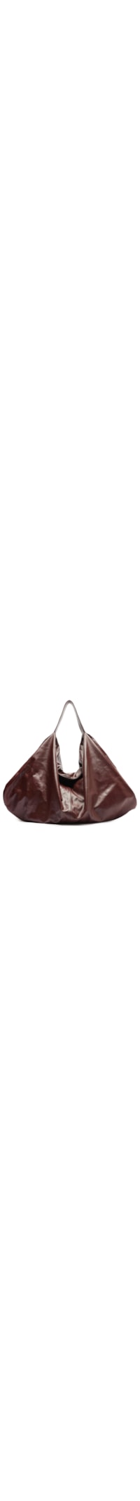 Bolsa Feminina Hobo Couro Grande - Marrom