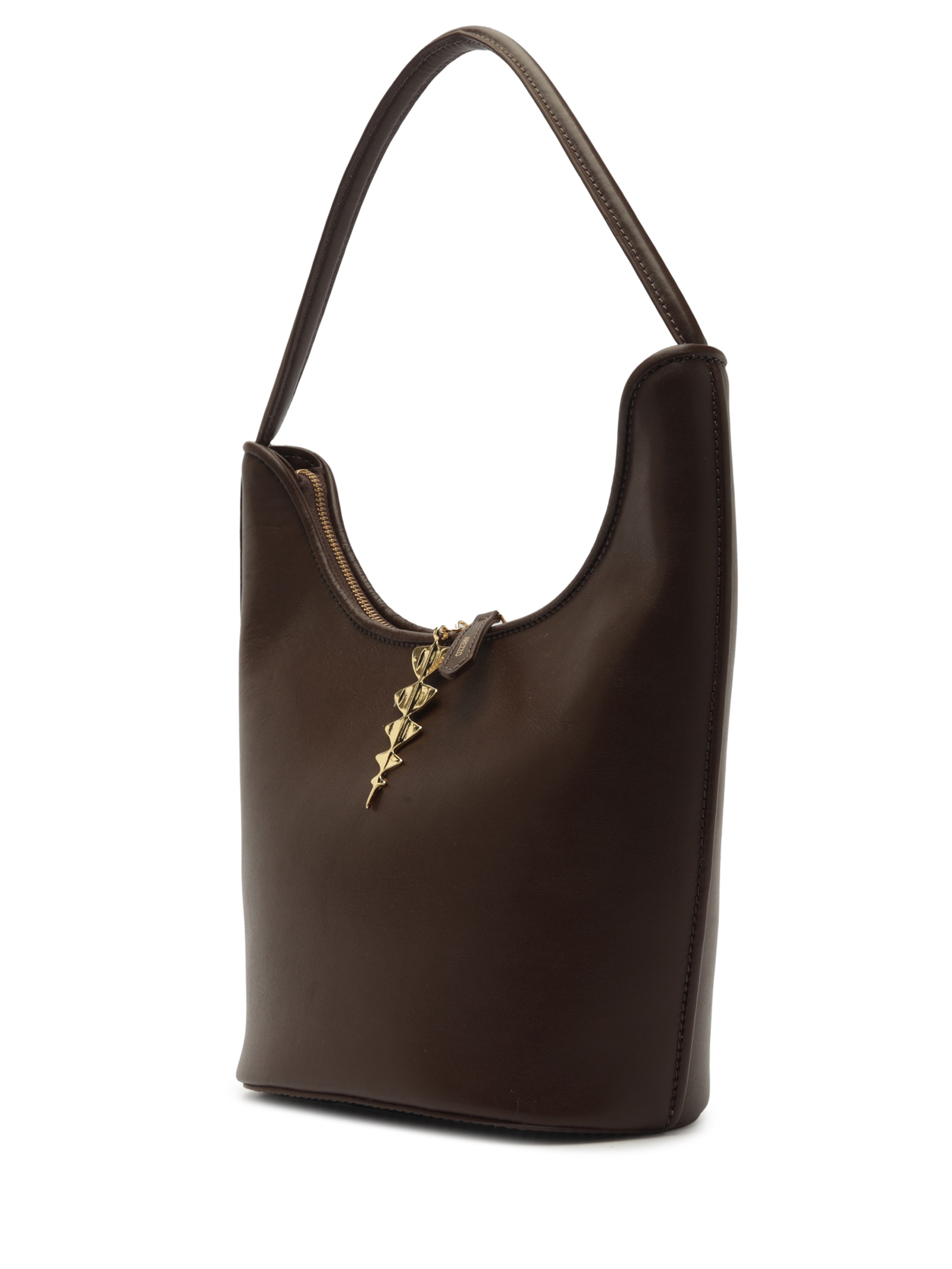 Bolsa Feminina Hobo Couro Grande Marrom Arezzo + Lenny Niemeyer