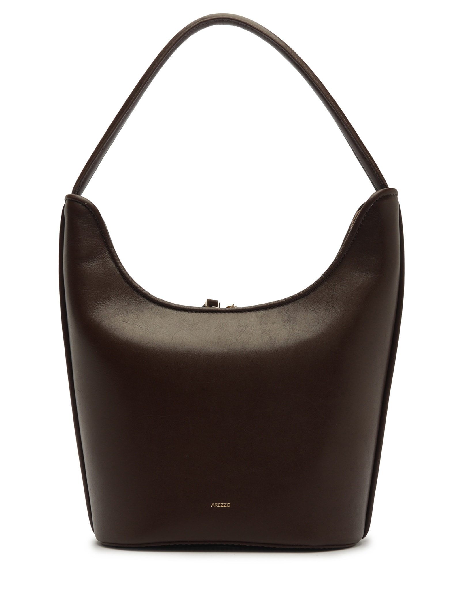 Bolsa Feminina Hobo Couro Grande Marrom Arezzo + Lenny Niemeyer