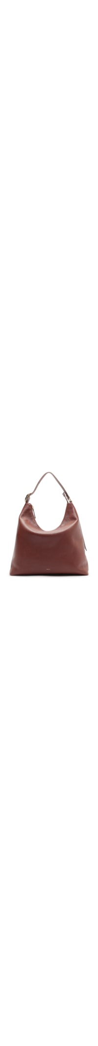 Bolsa Feminina Hobo Couro Grande - Marrom