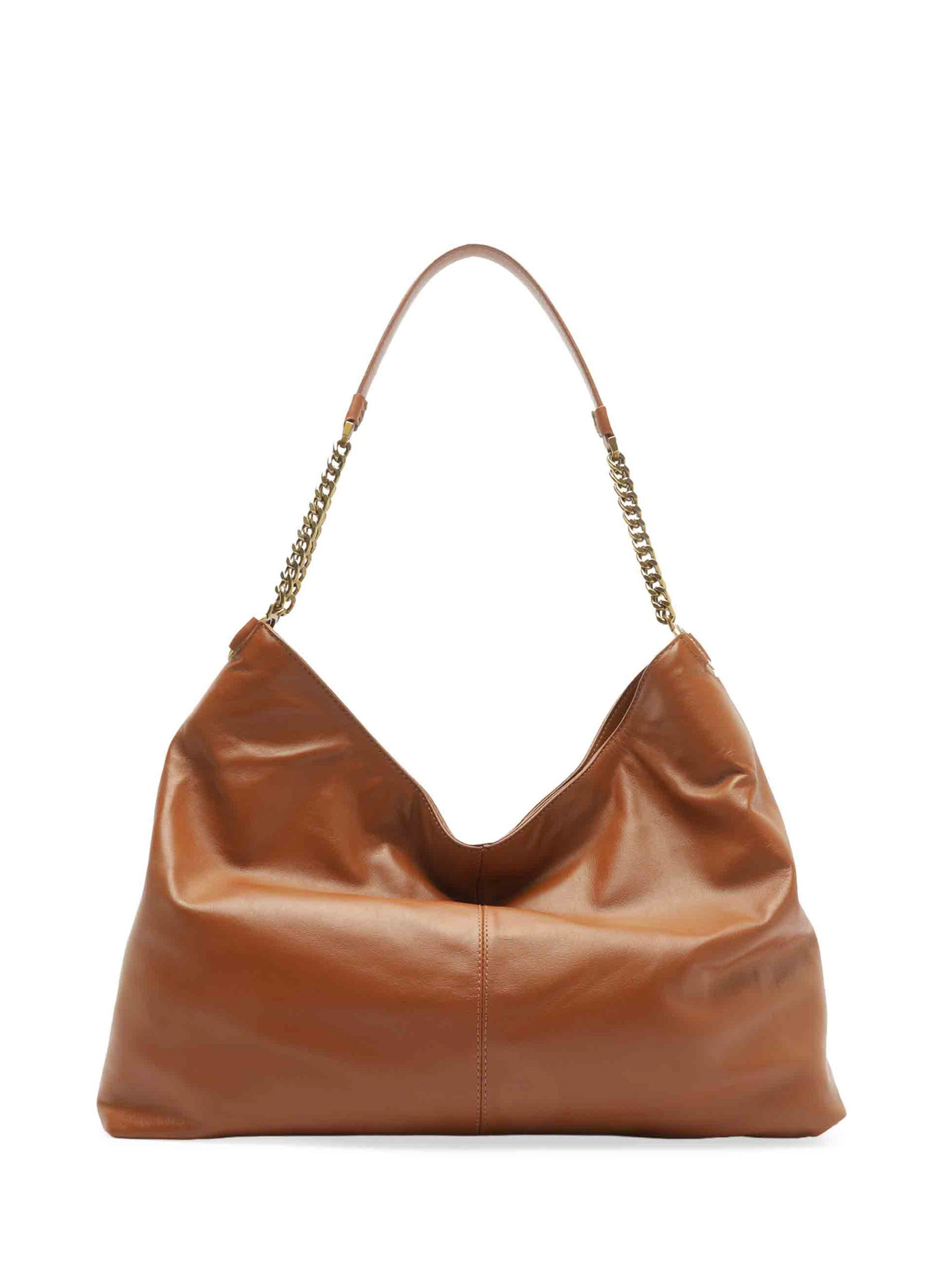 Bolsa Feminina Hobo Couro Grande Marrom Arezzo