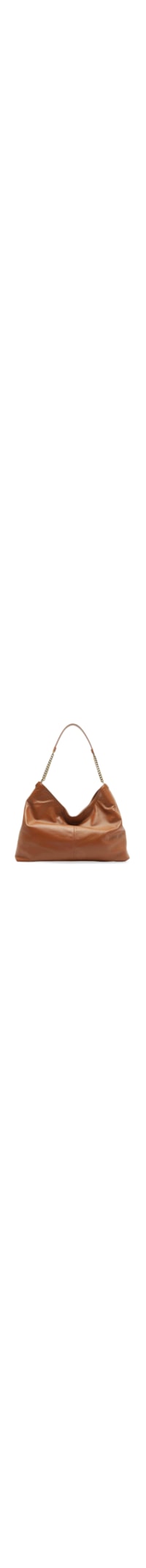 Bolsa Feminina Hobo Couro Grande - Marrom